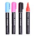 Kreide Marker Set blue pink black red